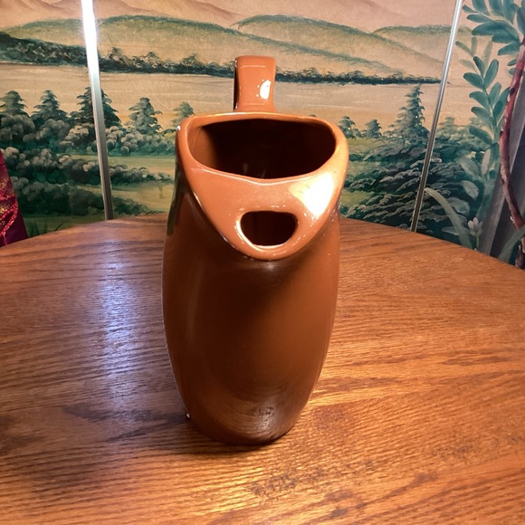 Vintage Hall pottery refrigerator pitcher made in USA - Picture 2 of 7